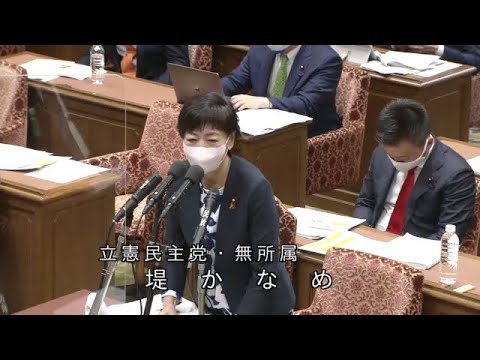 衆議院 2022年04月28日 内閣委員会 #10 堤かなめ（立憲民主党・無所属）